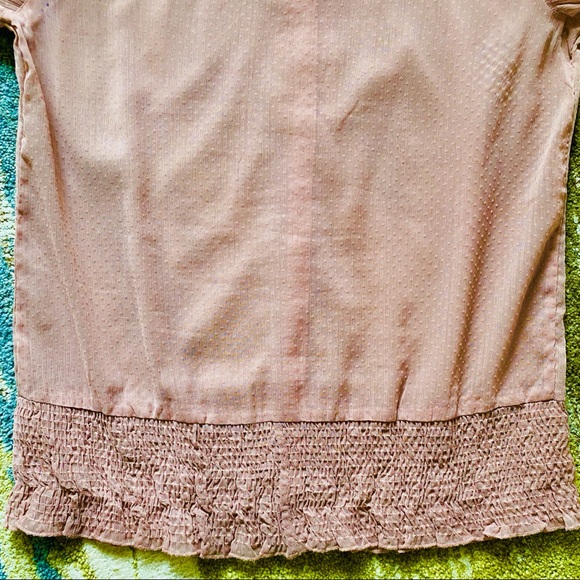 🌷ONLY Love Collection Blouse sheer fabric dot pattern blush colour-beautiful🌷 - Picture 5 of 7